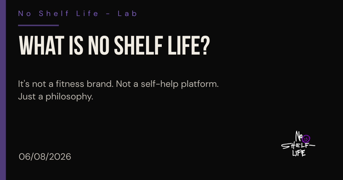 What Is No Shelf Life?