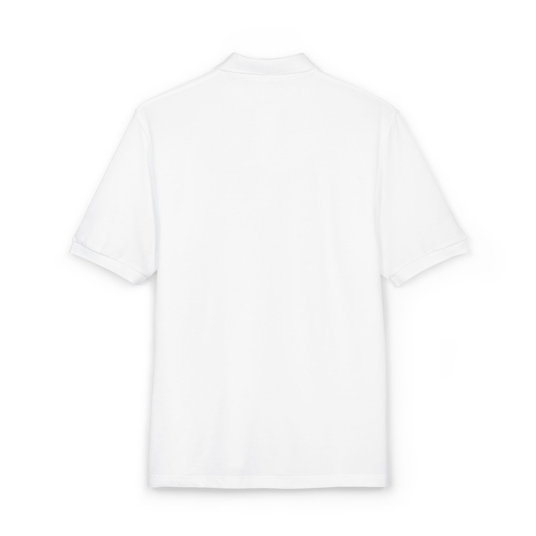 Embroidered 'Spark Life' Polo Shirt — Casual Black Logo Polo