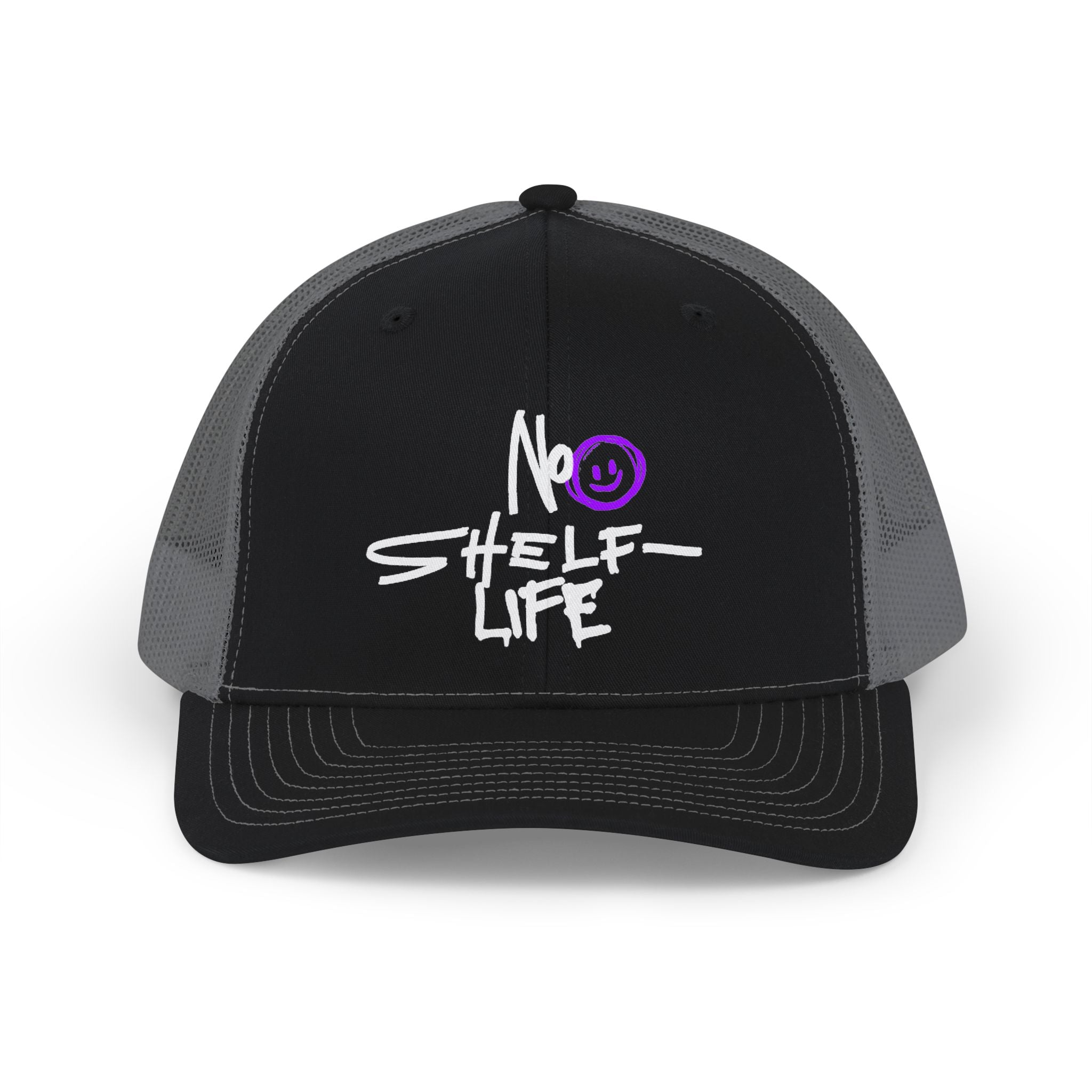 Trucker Cap — “No Shelf Life” Graffiti Snapback