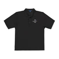 Embroidered 'Spark Life' Polo Shirt — Casual Black Logo Polo