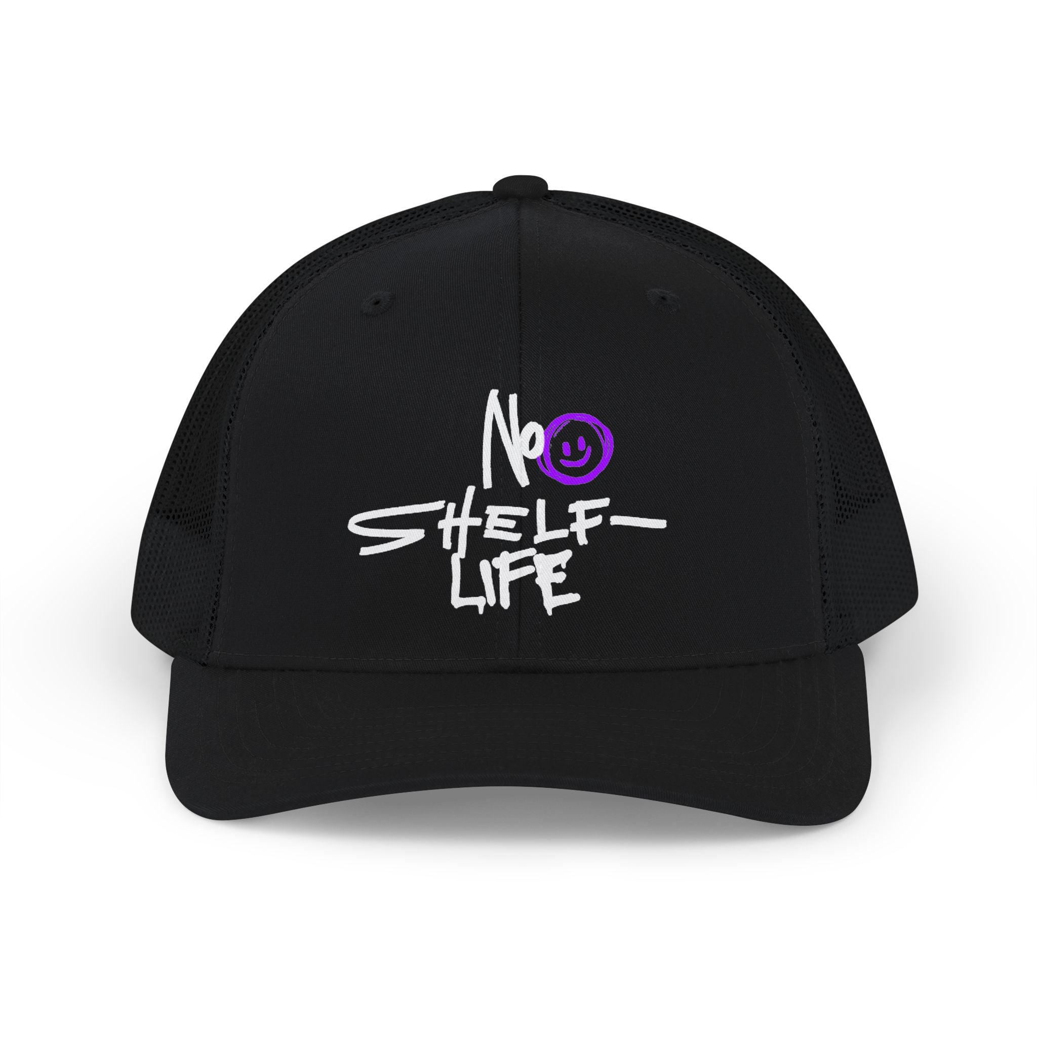 Trucker Cap — “No Shelf Life” Graffiti Snapback